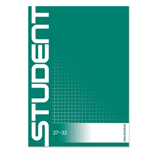 Füzet kockás ICO Student A/5 32 lapos 27-32