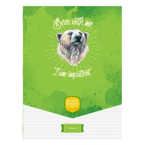 Füzet vonalas ICO Student Art A/4 32 lapos 81-32