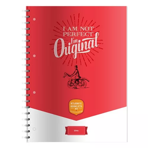 Spirálfüzet sima ICO Student Art A/4 70 lapos