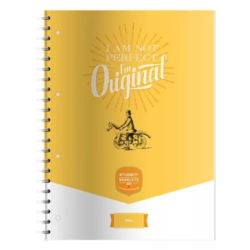Spirálfüzet sima ICO Student Art A/4 70 lapos