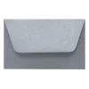 Névjegyboríték színes KASKAD enyvezett 70x105 mm 52 ezüst metál 120 g 25 darabos