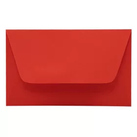   Névjegyboríték színes KASKAD enyvezett 70x105mm 28 korallpiros 50 darabos