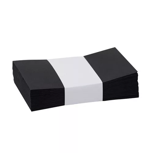 Névjegyboríték színes KASKAD enyvezett 70x105mm 99 fekete 50 darabos