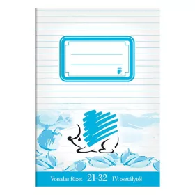 Füzet vonalas ICO Süni A/5 21-32 4-8.osztályos