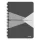 Spirálfüzet vonalas LEITZ Office A/5 90 lapos PP borítóval szürke
