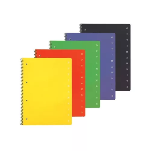 Spirálfüzet vonalas OPTIMA A/4 80 lapos perforált lyukasztott