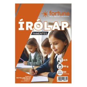 Írólap FORTUNA A/5 famentes 20-50 50 lapos