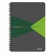 Spirálfüzet vonalas LEITZ Office A/5 90 lapos karton borítóval zöld