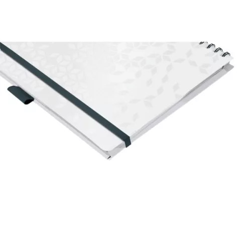 Spirálfüzet kockás LEITZ Wow Active A/4 80 lapos fehér