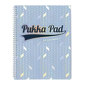   Spirálfüzet vonalas PUKKA PAD A/4 100 lapos Glee világoskék