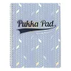 Spirálfüzet vonalas PUKKA PAD A/4 100 lapos Glee világoskék