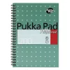 Spirálfüzet vonalas PUKKA PAD A/4 100 lapos Metallic világoskék