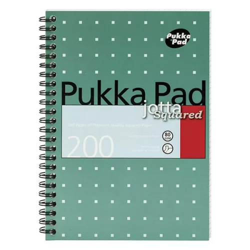 Spirálfüzet vonalas PUKKA PAD A/4 100 lapos Metallic világoskék