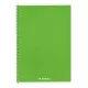 Spirálfüzet vonalas FORTUNA Monocolor A/5 70 lapos zöld