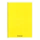 Spirálfüzet vonalas FORTUNA Monocolor A/5 70 lapos sárga