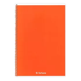   Spirálfüzet vonalas FORTUNA Monocolor A/5 70 lapos narancssárga