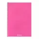 Spirálfüzet vonalas FORTUNA Monocolor A/5 70 lapos rózsaszín