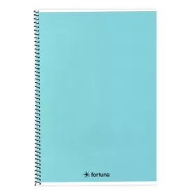   Spirálfüzet vonalas FORTUNA Monocolor A/5 70 lapos pasztell kék