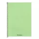 Spirálfüzet vonalas FORTUNA Monocolor A/5 70 lapos pasztell zöld