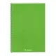 Spirálfüzet vonalas FORTUNA Monocolor A/4 70 lapos zöld