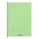 Spirálfüzet vonalas FORTUNA Monocolor A/4 70 lapos pasztell zöld