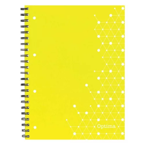 Spirálfüzet vonalas OPTIMA A/5 70 lapos perforált lyukasztott