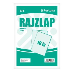 Rajzlap famentes FORTUNA A/3 120 g 10 lapos