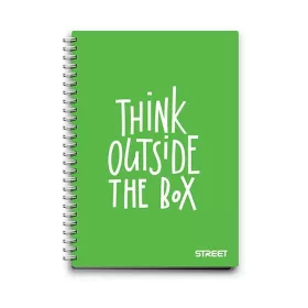Spirálfüzet vonalas STREET A/4 70 lapos PP Neon