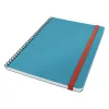 Spirálfüzet vonalas LEITZ B/5 80 lapos Cosy Soft Touch keményfedeles nyugodtkék