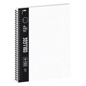 Spirálfüzet vonalas ARS UNA College A/4 80 lapos fehér