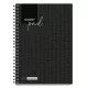 Spirálfüzet kockás STREET Pad A/5 100 lapos fekete