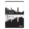 Füzet sima STREET A/5 54 lapos Black&White