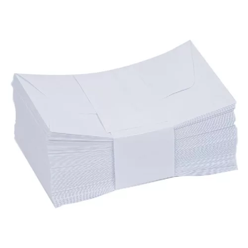 Névjegyboríték KASKAD enyvezett 70x105mm 07 fehér 100 darabos