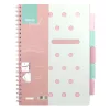 Spirálfüzet kockás STREET Pad A/5 100 lapos pasztell rózsaszín