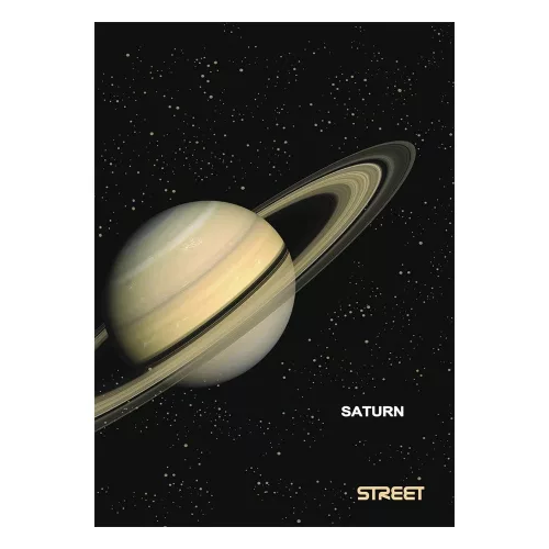Füzet sima STREET A/4 54 lapos Planets