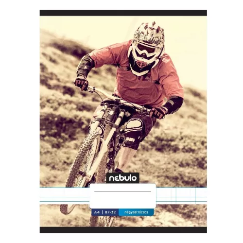 Füzet kockás NEBULO A/4 32 lapos 87-32 Xtreme 12 darabos