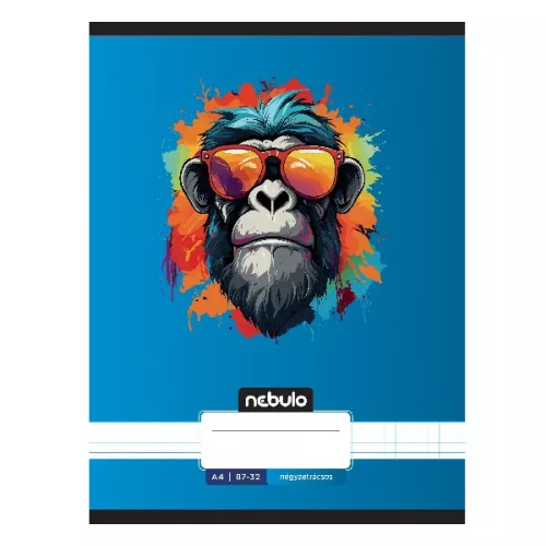 Füzet kockás NEBULO A/4 32 lapos 87-32 Xtreme 12 darabos