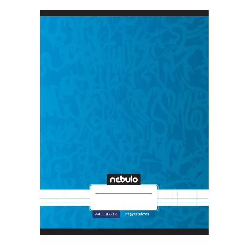 Füzet kockás NEBULO A/4 32 lapos 87-32 Xtreme 12 darabos