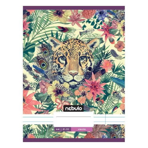 Füzet vonalas NEBULO A/4 32 lapos 81-32 L-Design 12 darabos