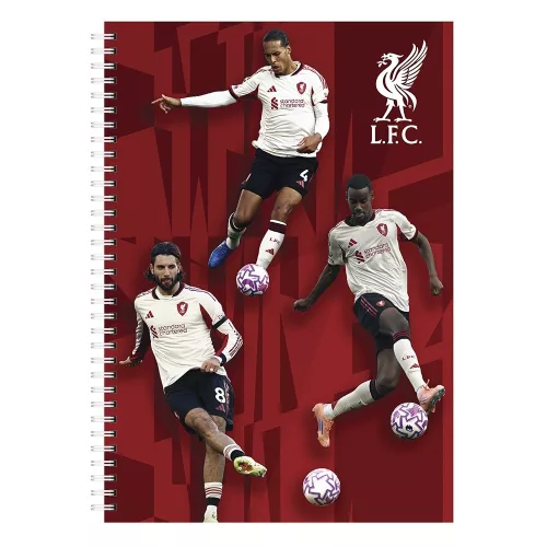 Spirálfüzet kockás LIVERPOOL A/4 70 lapos