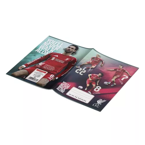 Füzet LIVERPOOL A/5 32 lapos kockás 27-32