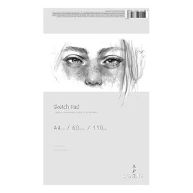 Rajztömb CREATIVE A/4 110 g 60 lapos