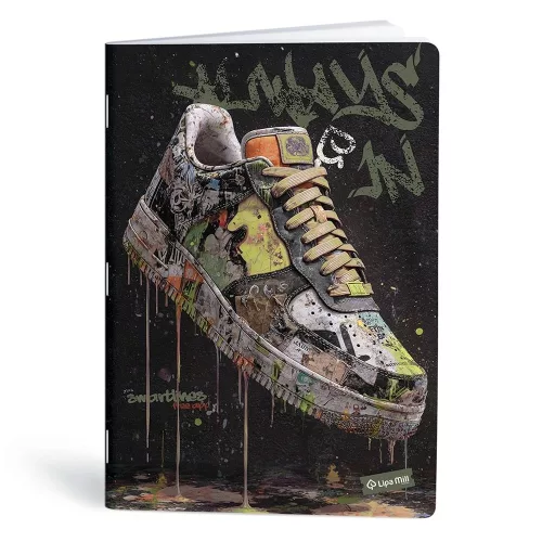 Füzet vonalas LIPAMILL A/4 40 lapos Sneaker