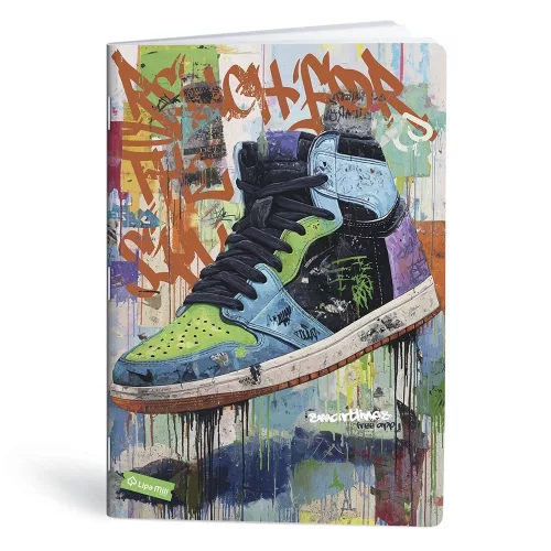 Füzet vonalas LIPAMILL A/4 40 lapos Sneaker