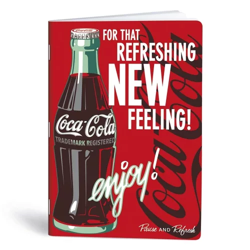 Füzet vonalas LIPAMILL A/4 40 lapos Coca-Cola