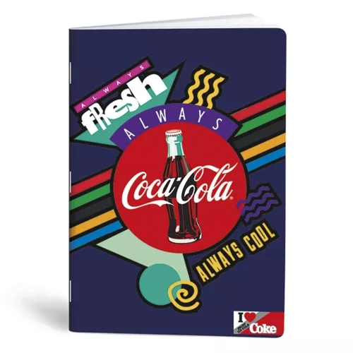 Füzet vonalas LIPAMILL A/4 40 lapos Coca-Cola