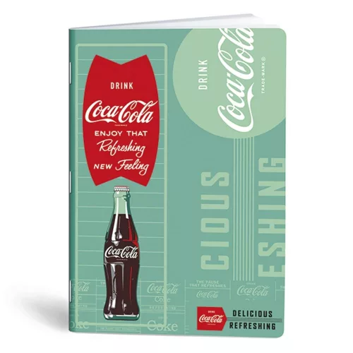 Füzet vonalas LIPAMILL A/4 40 lapos Coca-Cola