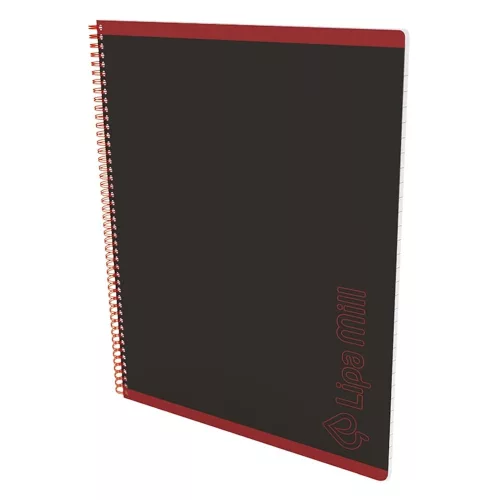 Spirálfüzet vonalas LIPAMILL A/4 50 lapos Elegance