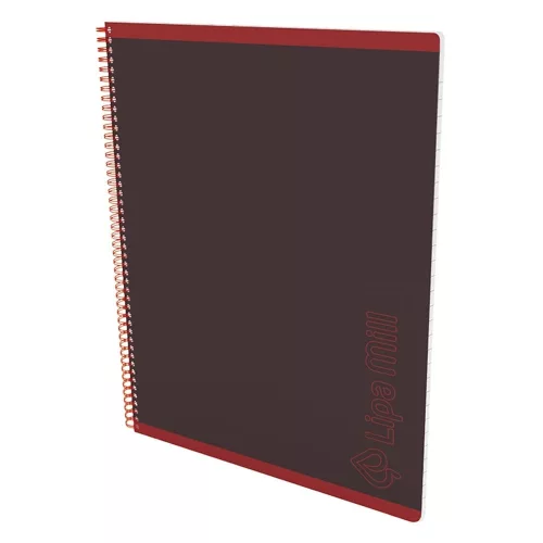 Spirálfüzet vonalas LIPAMILL A/4 50 lapos Elegance