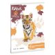 Füzet vonalas ARS UNA A/5 32 lapos 14-32 1. osztályos Bátor mancsok-Tigris